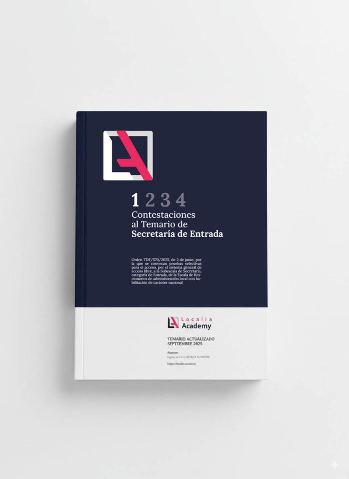 Temario completo: Secretaría de Entrada