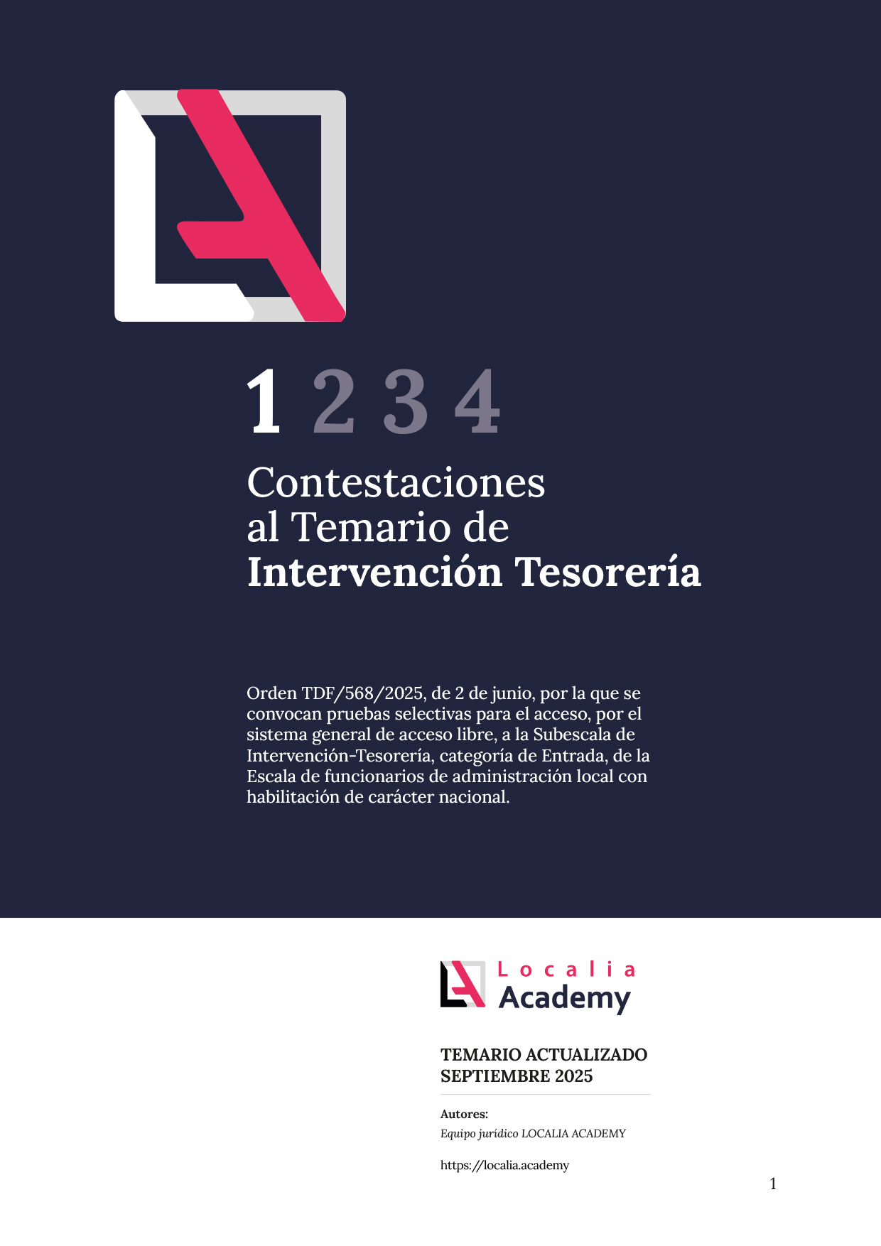 Sistema Intervención-Tesorería (IT): Temario + IA + Tests
