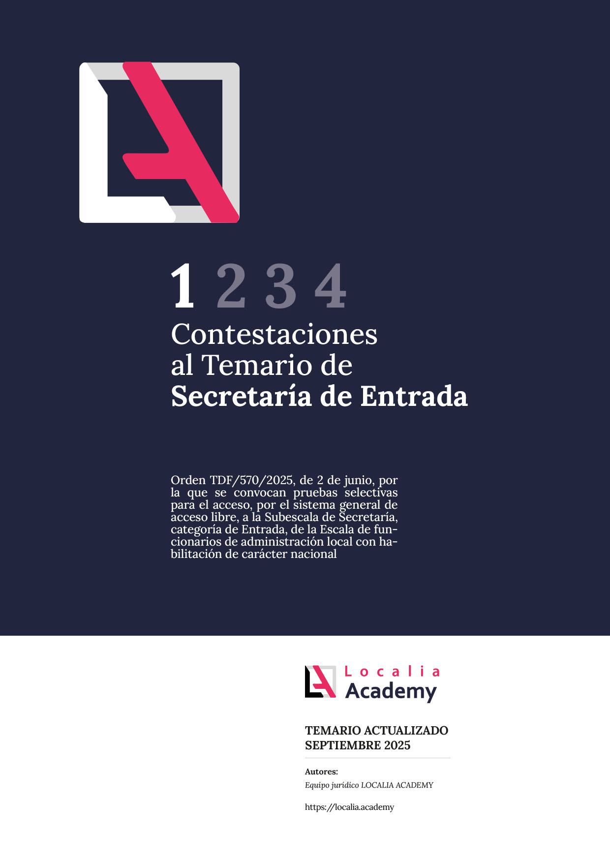 TEMARIO SECRETARIA DE ENTRADA