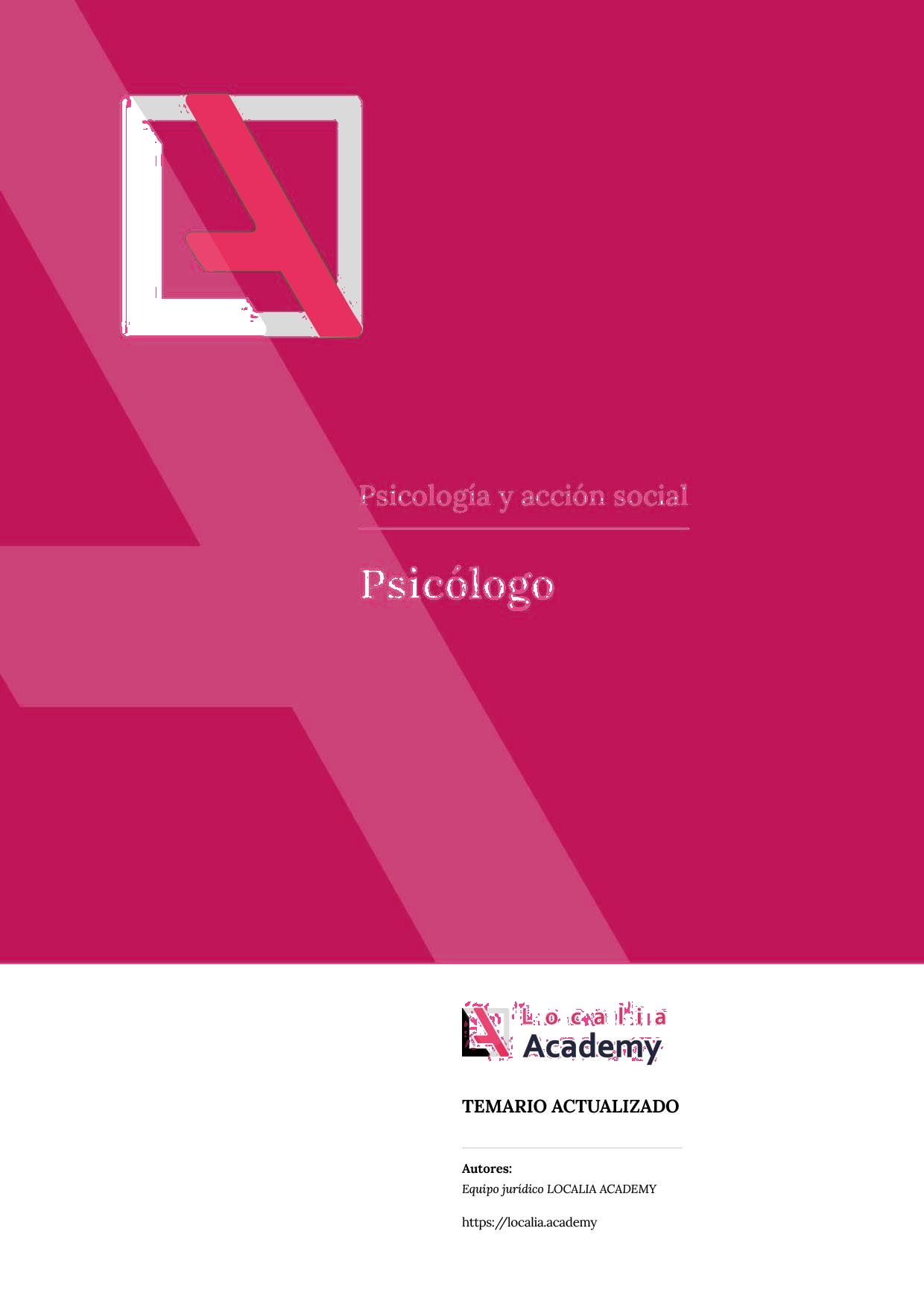 Temario de Psicólogo para oposiciones de la Administración Local - Localia Academy