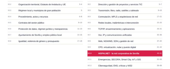 Curso online oposiciones Ingeniero de Telecomunicaciones Sevilla 2026