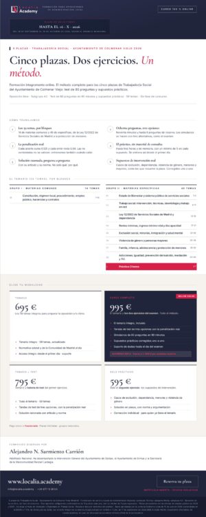 5 plazas de Trabajador/a Social · Ayuntamiento de Colmenar Viejo 2026