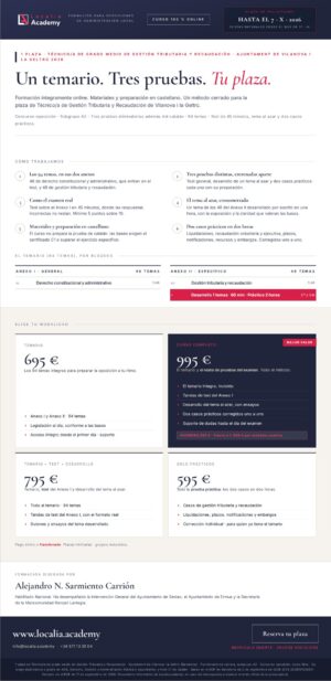1 plazas de Técnico/a de grado medio de Gestión Tributaria y Recaudación · Ajuntament de Vilanova i la Geltrú 2026