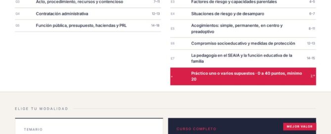 Curso online oposiciones Pedagogo/a del SEAIA Consell Comarcal del Bages 2026