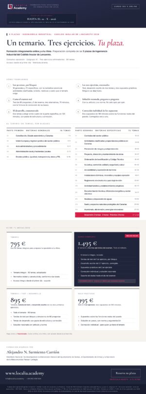 Curso online oposiciones Ingeniero/a Industrial Cabildo Insular de Lanzarote 2026