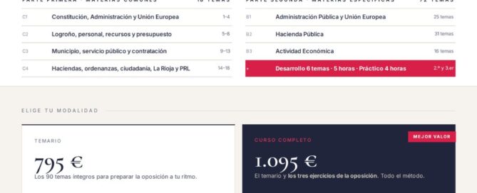 Curso online oposiciones Técnico/a de Administración Especial Ayuntamiento de Logroño 2026