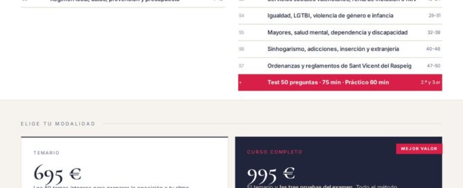 Curso online oposiciones Técnico/a de Integración Social Ayuntamiento de Sant Vicent del Raspeig 2026
